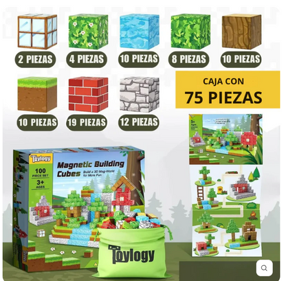BlockCraft Magnéticos - Construye, aprende y crea sin límites