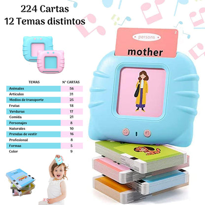 Tarjetas bilingües con pronunciación español e ingles