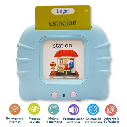 Tarjetas bilingües con pronunciación español e ingles