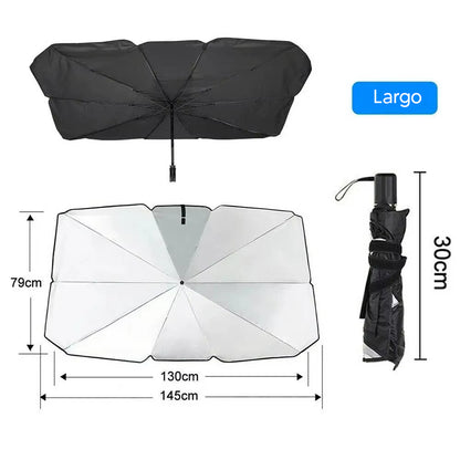 Parasol Plegable para Auto – Protección UV y Aislamiento Térmico