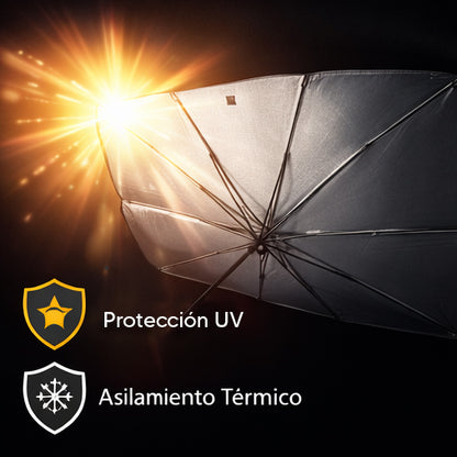 Parasol Plegable para Auto – Protección UV y Aislamiento Térmico